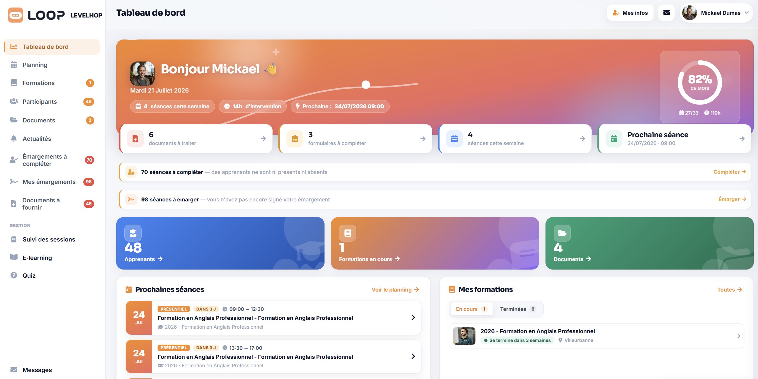 Espace formateur