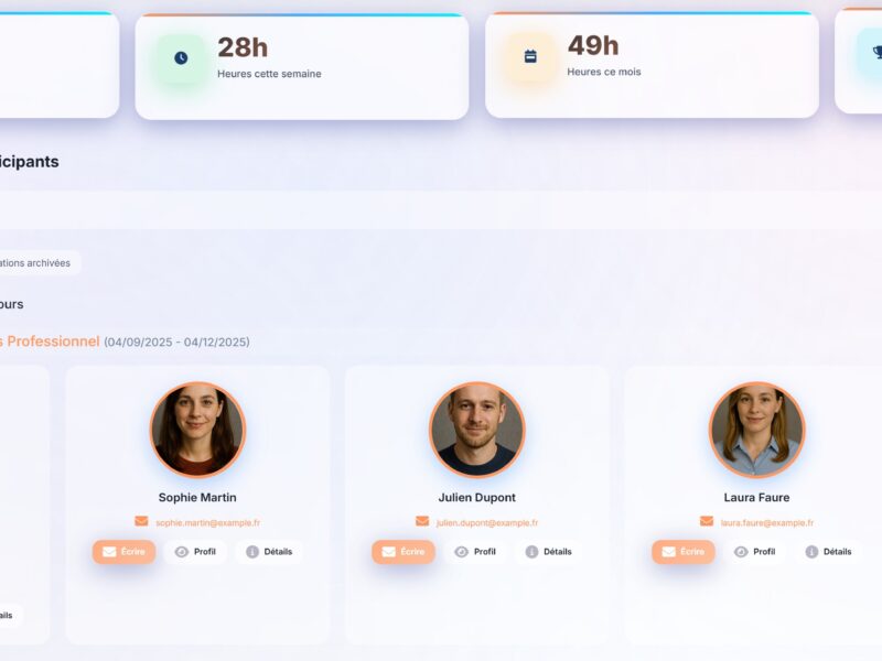 Trombinoscope (liste, grille, récapitulatif PDF/WORD/EXCEL)
